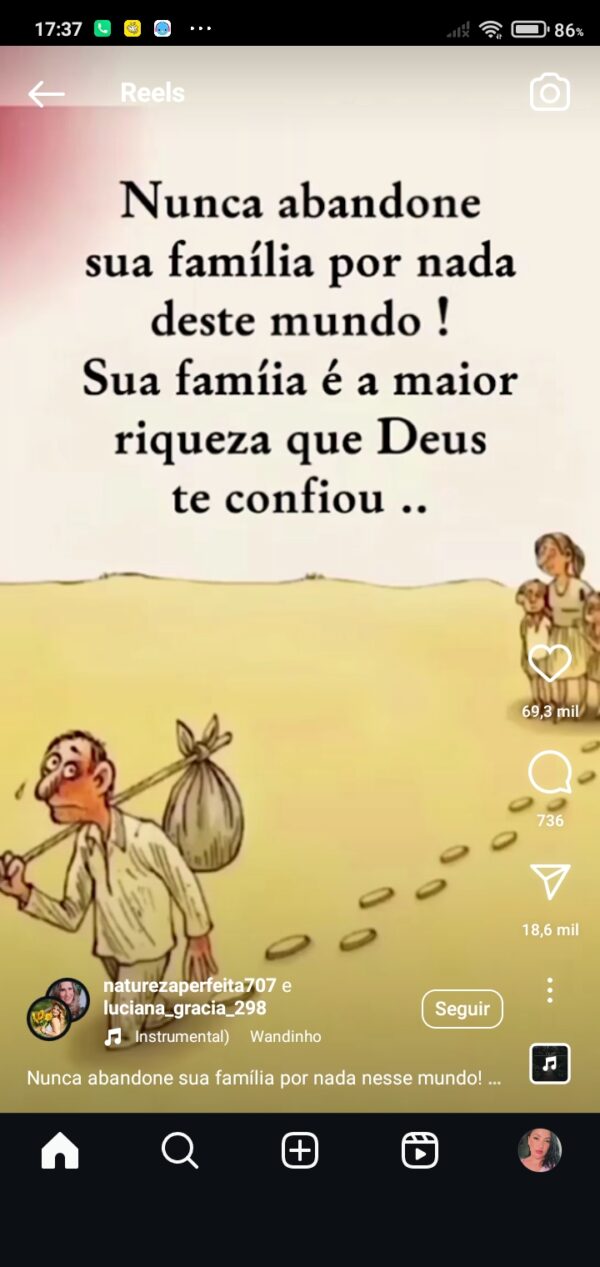 Preciso ter a minha família unida de novo