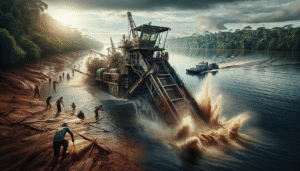Garimpo Ilegal no Rio Madeira: Por que as dragas continuam ativas mesmo após operações de fiscalização?