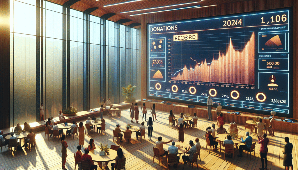 Doações no Brasil 2024: Recorde em Valores com Queda no Número de Doadores