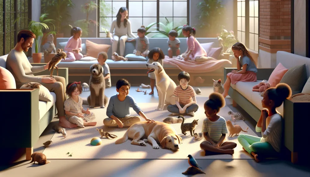 Animais como co-terapeutas na recuperação emocional de crianças