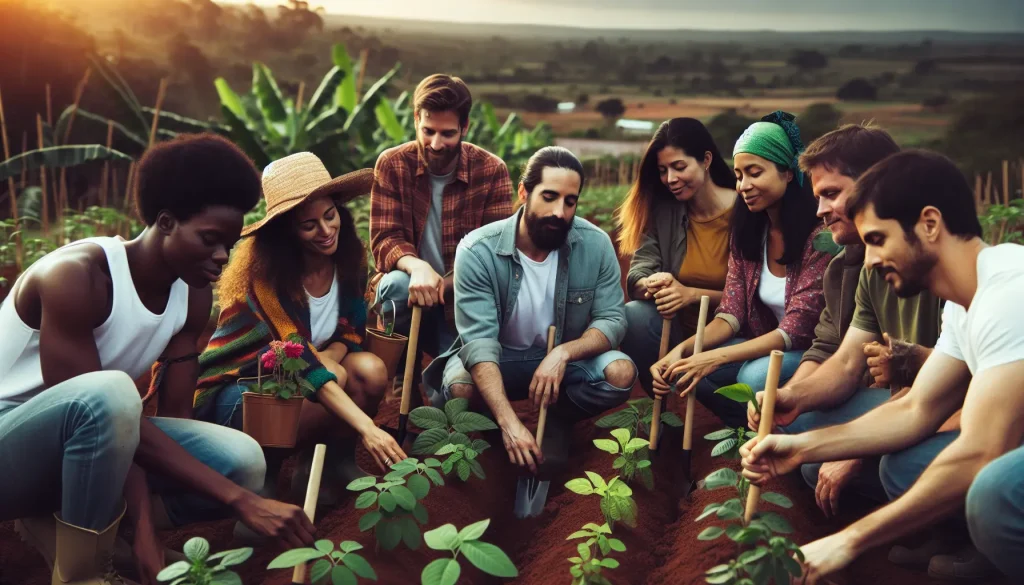Projetos socioambientais em sistemas alimentares Brasil