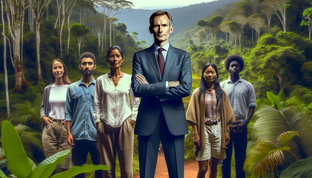 Reflorestamento da Amazônia com apoio do Príncipe William