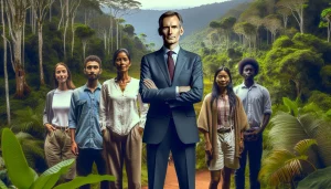 Reflorestamento da Amazônia com apoio do Príncipe William