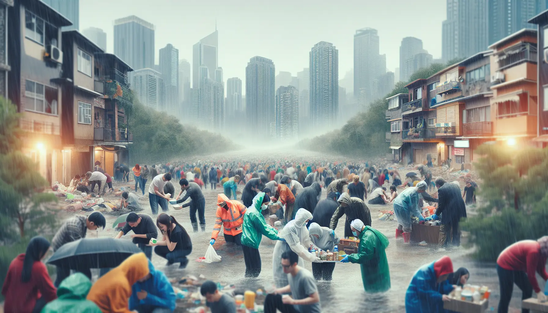 Apoio humanitário a vítimas de chuvas em Juiz de Fora