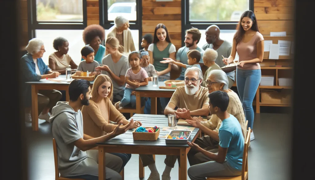 Centro comunitário de assistência social em São Paulo
