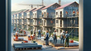 Construção de casas populares em Campo Grande com tecnologia inovadora