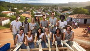 Construção de moradias emergenciais no Brasil