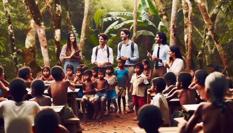 Educação Gratuita em Comunidades Amazônicas