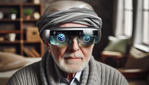 Óculos com inteligência artificial para demência