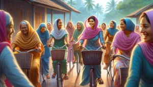 Empoderamento feminino através da alfabetização e bicicletas na Índia