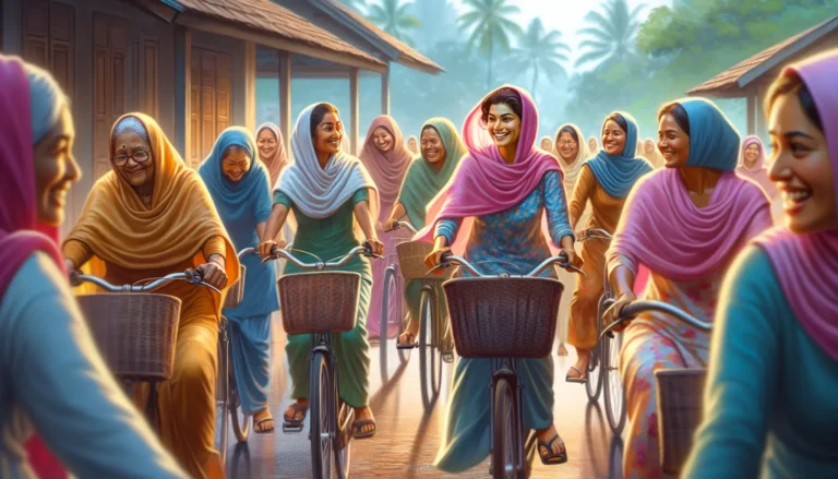 Empoderamento feminino através da alfabetização e bicicletas na Índia