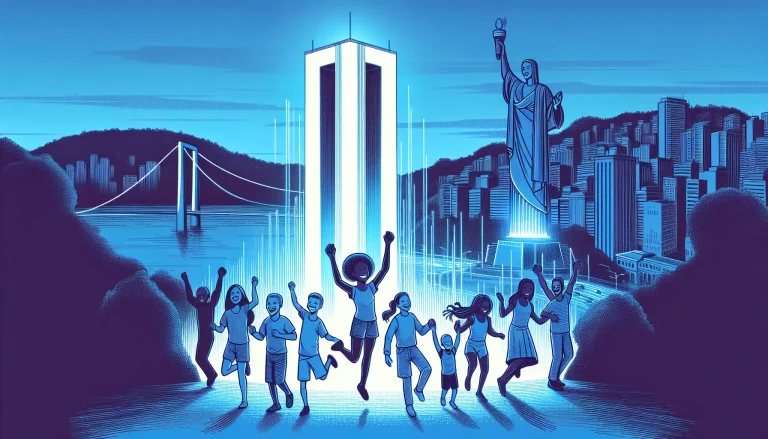 Iluminação de pontos turísticos para arrecadação de sonhos no Brasil