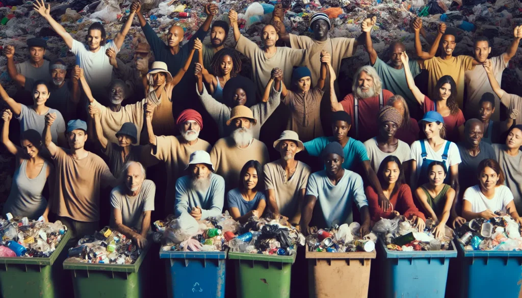 Proteção social para catadores de materiais recicláveis na Colômbia