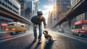 Resgate de cachorro cego no Rio de Janeiro