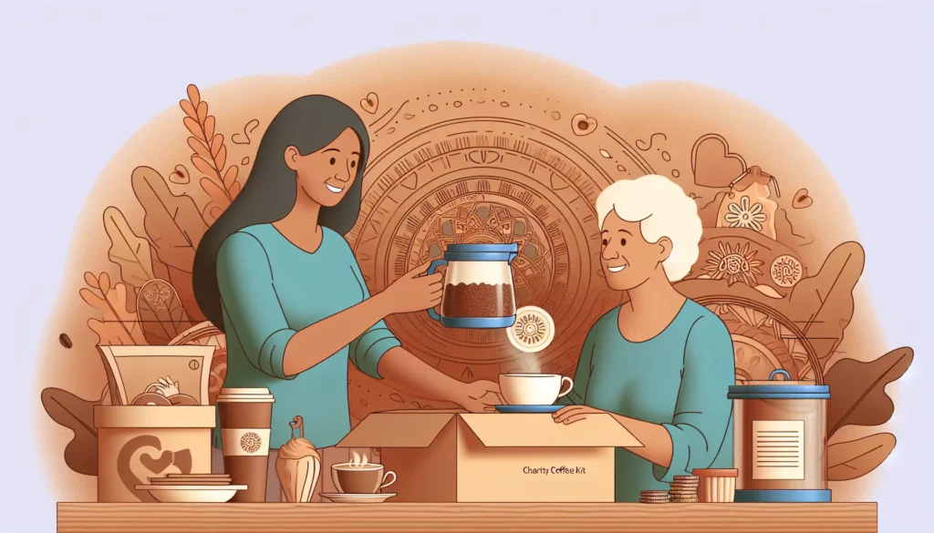 Compra de café para apoio a mães solo