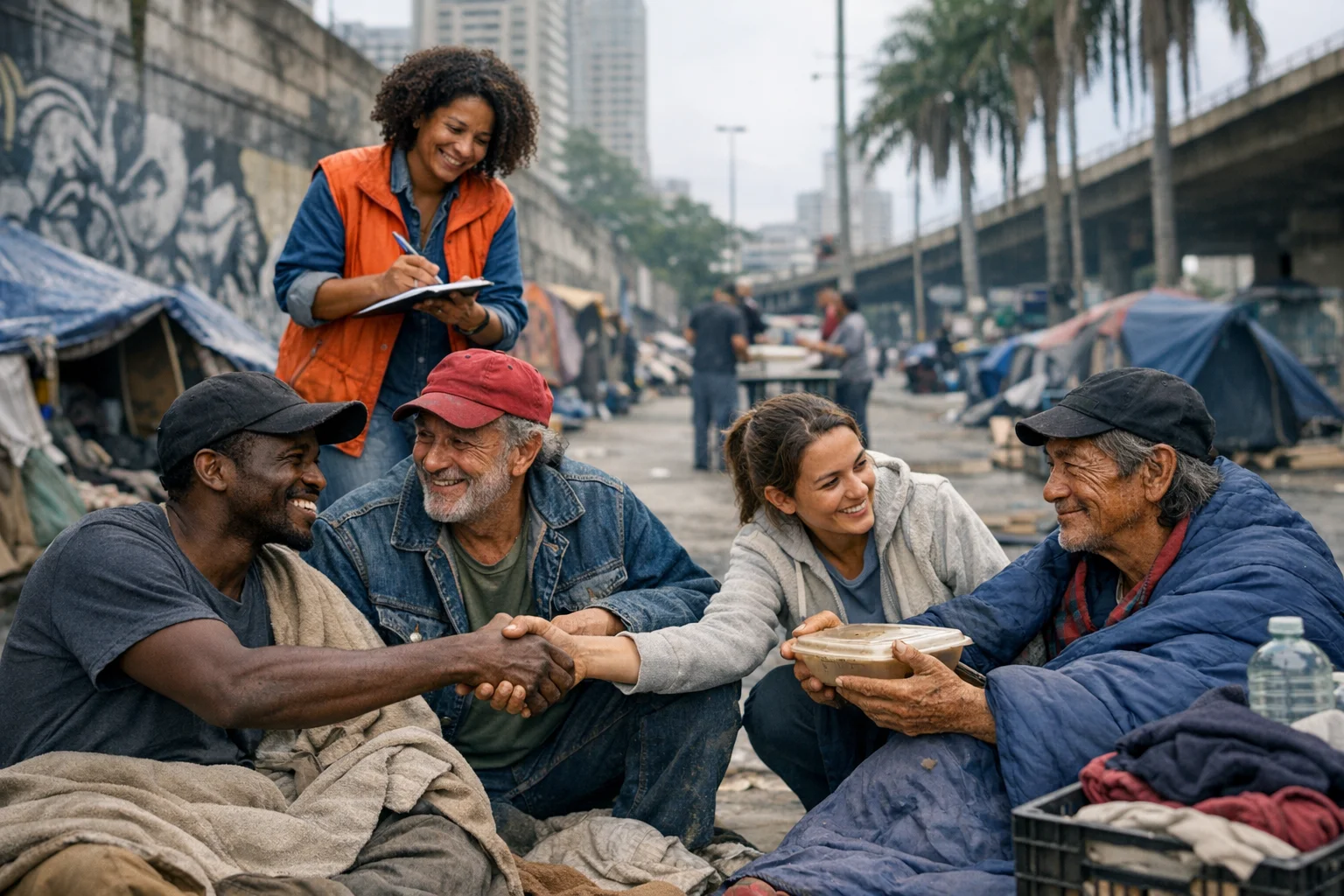 Crescimento da população em situação de rua em São Paulo