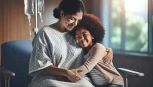 Doação de medula óssea entre mãe e filha