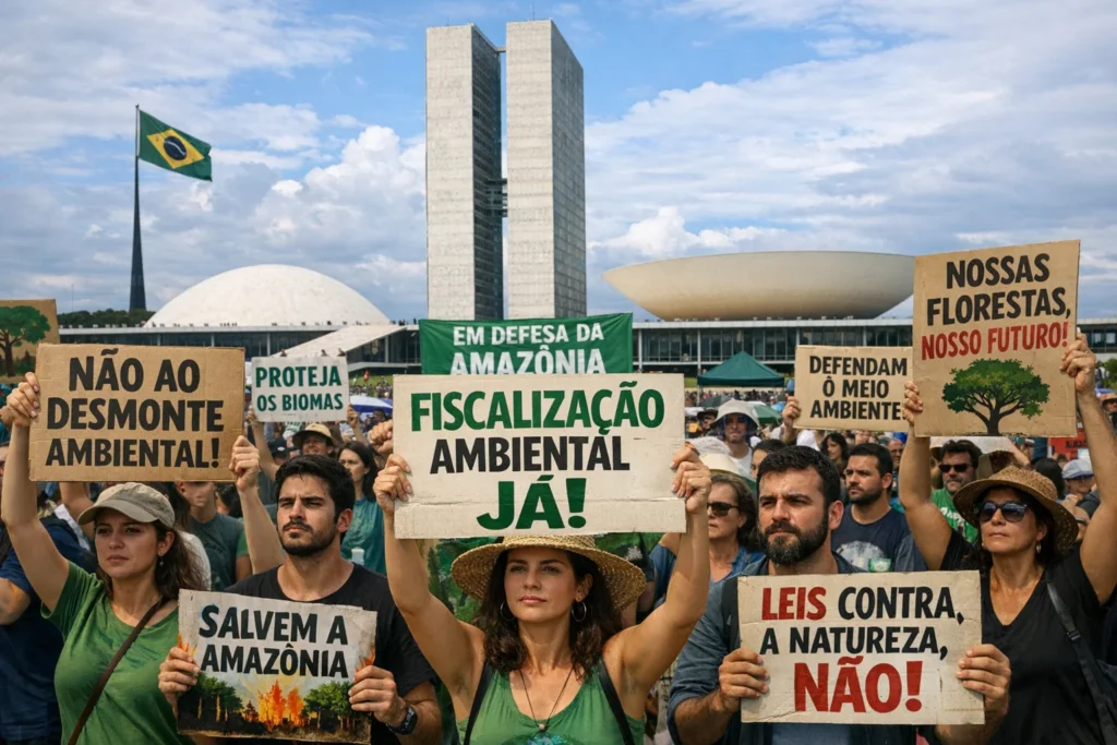 Projetos de lei que fragilizam fiscalização ambiental no Brasil
