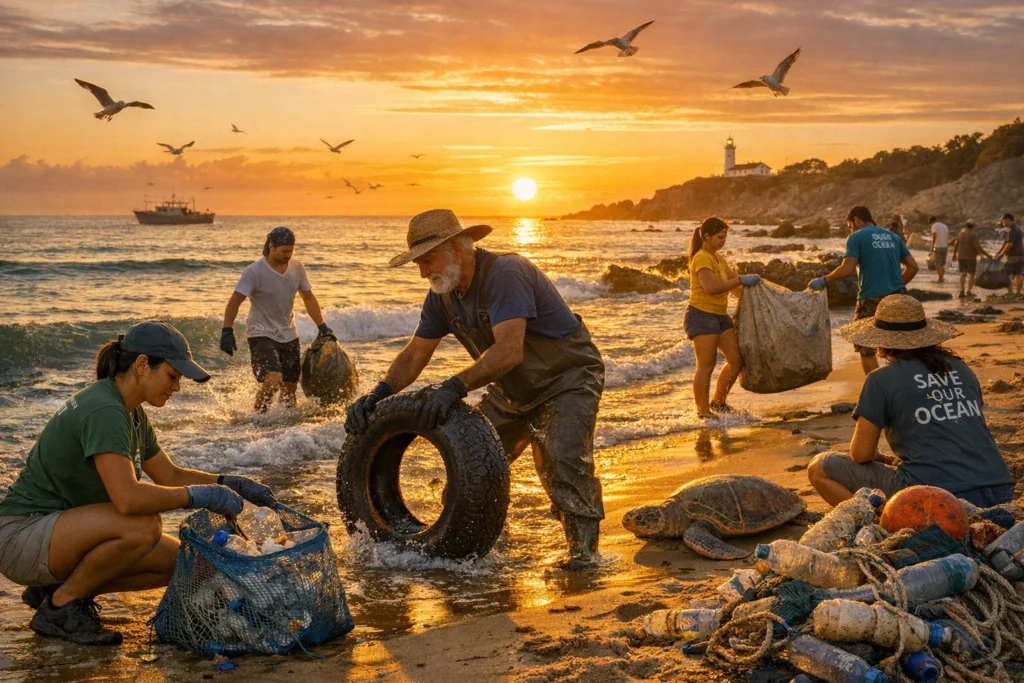 Ação global urgente para a situação dos oceanos