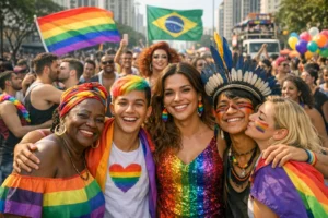 Campanha de visibilidade dos direitos LGBTQIA+ no Brasil