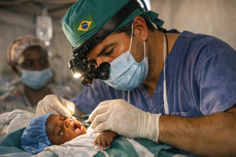 Cirurgia dentária humanitária em Angola