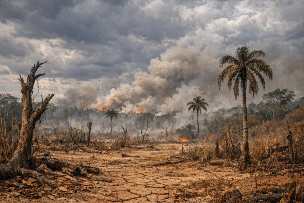 Impacto do El Niño nas secas e incêndios florestais no Brasil