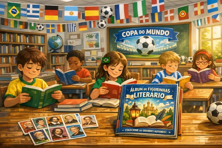 Incentivo à leitura nas escolas durante a Copa do Mundo
