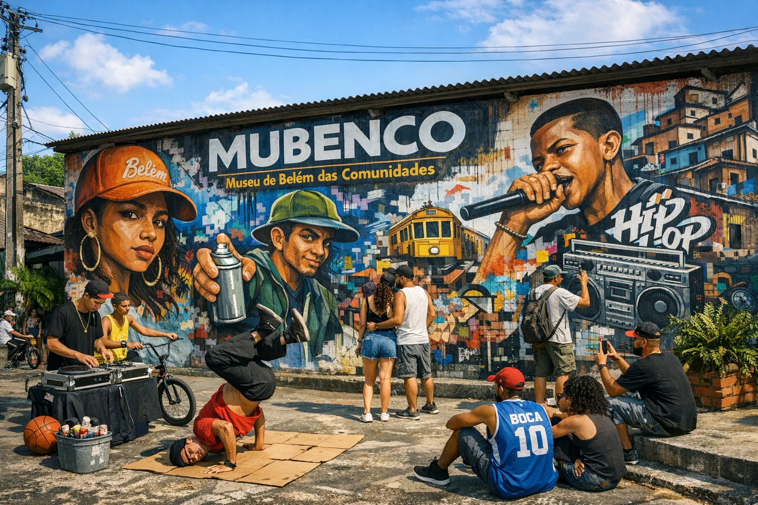 Museu de Graffiti a Céu Aberto em Belém