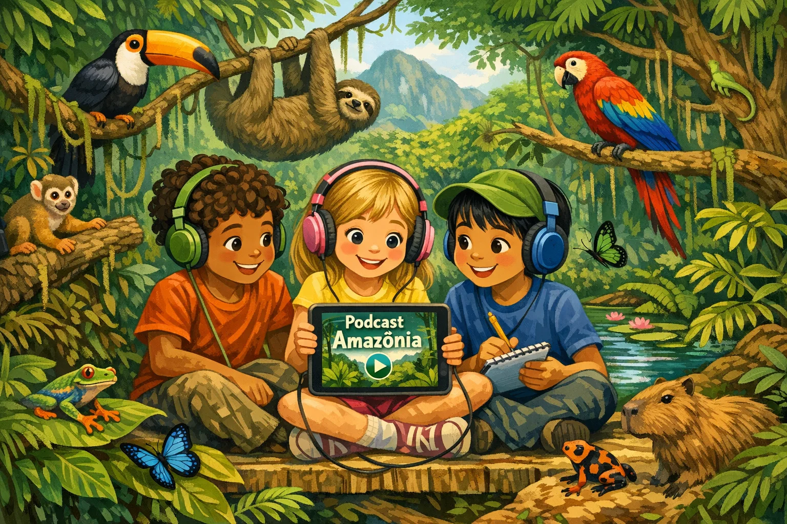 Podcast sobre Educação Ambiental para Crianças