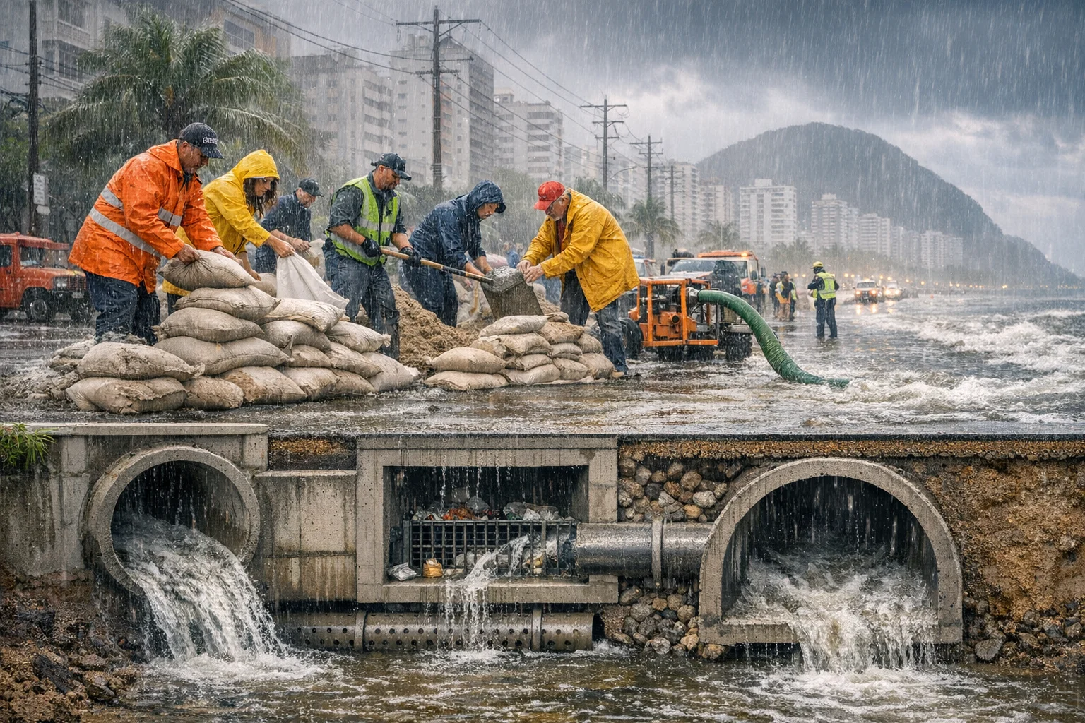 Prevenção de impactos do El Niño na Baixada Santista