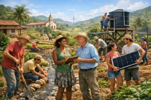 Projetos de adaptação climática em comunidades vulneráveis no Brasil
