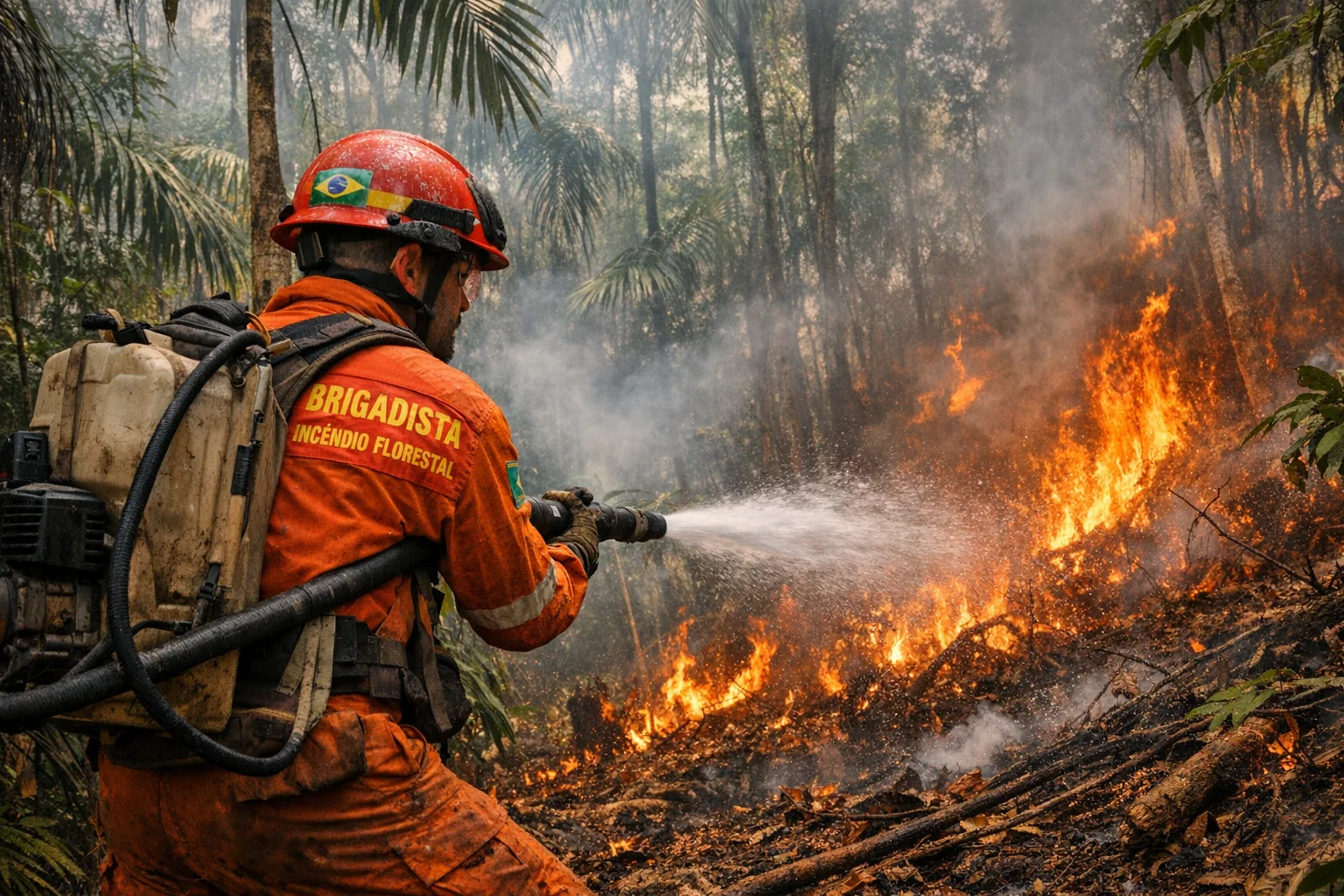 recursos para combate a incêndios florestais no Brasil