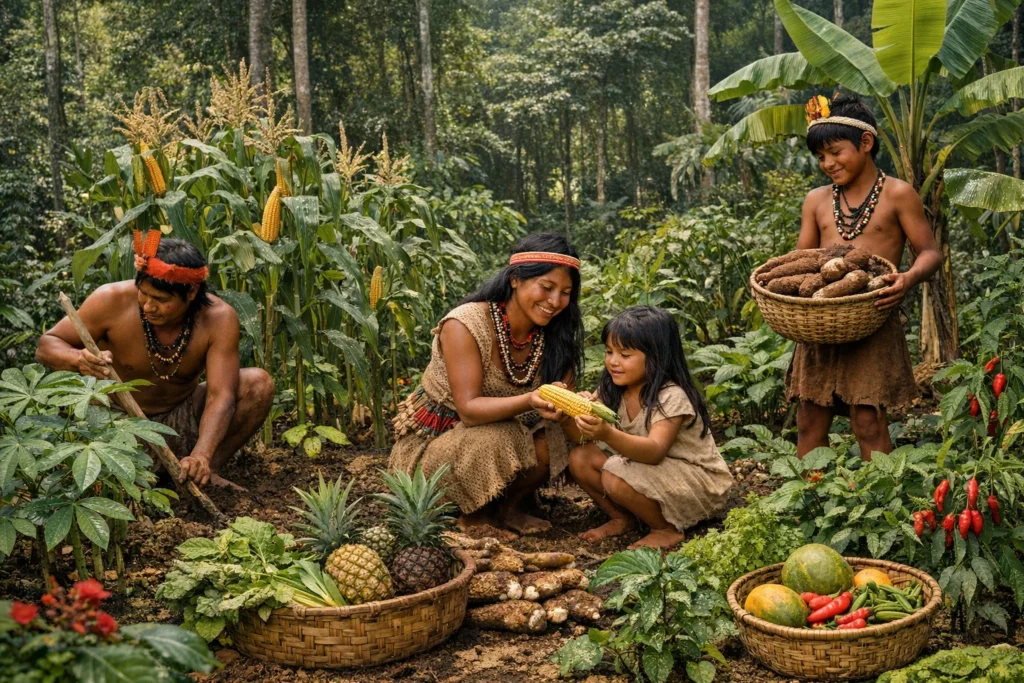 Sistemas de cultivo indígena na Amazônia