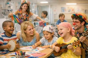 Atividades culturais para crianças em tratamento hospitalar