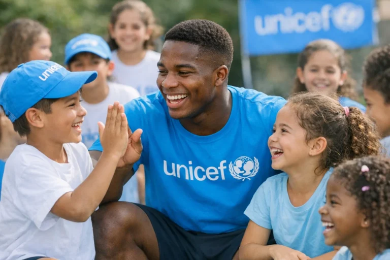 Endrick embaixador do UNICEF no Brasil
