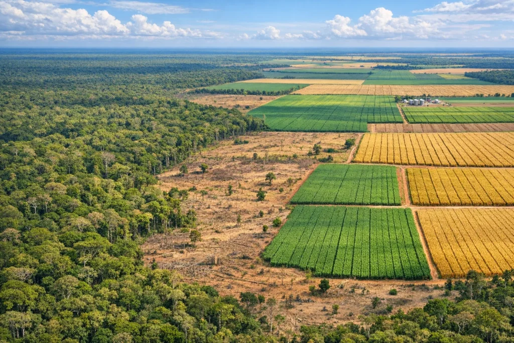 Impactos da soja no desmatamento da Amazônia