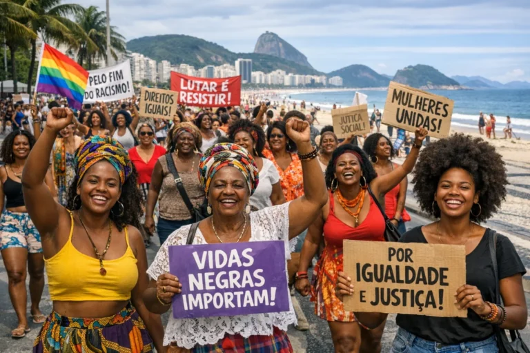Marcha das Mulheres Negras no Rio de Janeiro