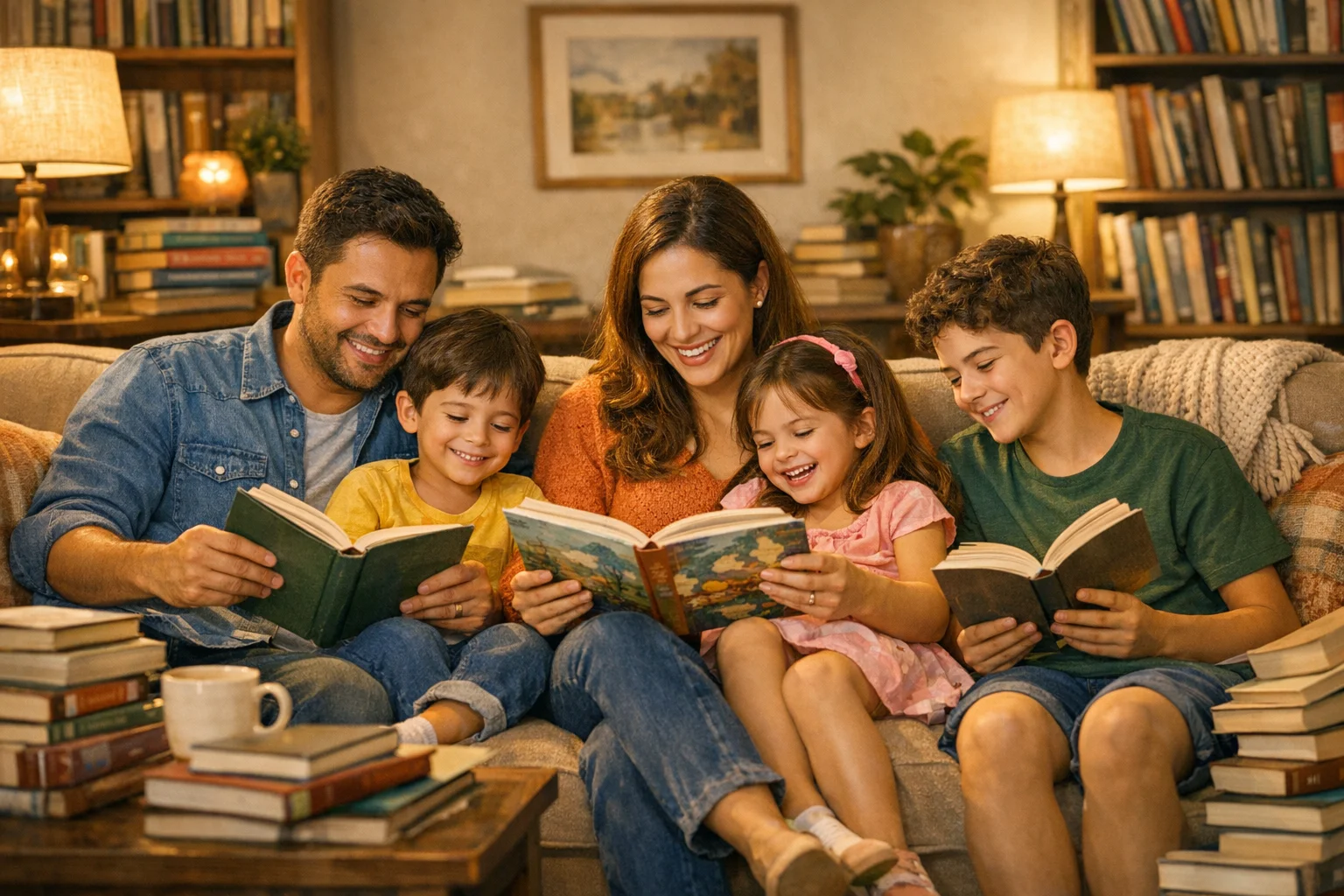programação de férias para incentivar a leitura em família