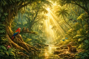 Queda de desmatamento na Amazônia em 2026