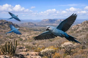 Reintrodução da Ararinha-Azul na Bahia