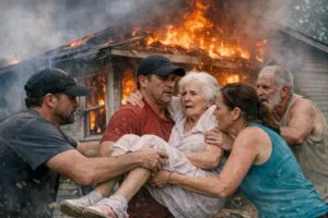 Vizinhos salvam idosa com Alzheimer de incêndio