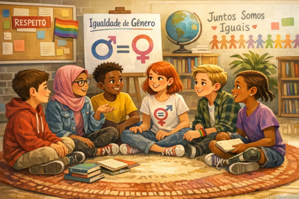Educação sobre machismo nas escolas brasileiras