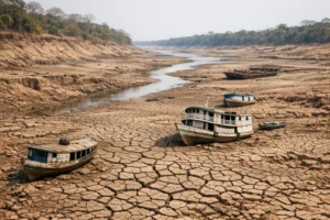 Impactos da estiagem no Amazonas